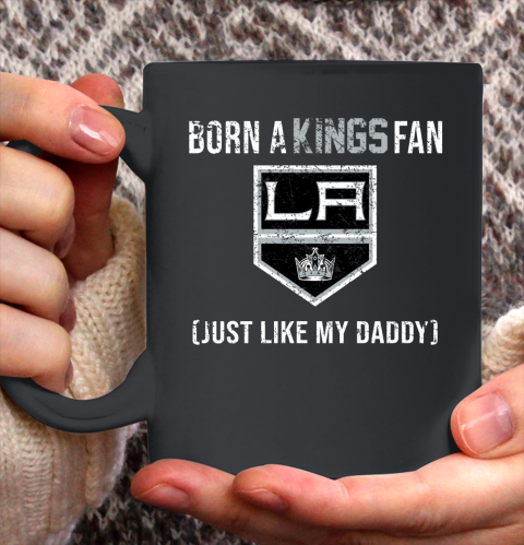 NHL Los Angeles Kings Hockey Loyal Fan Just Like My Daddy Shirt Ceramic Mug 15oz