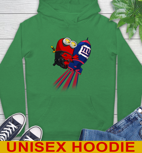NFL Football New York Giants Deadpool Minion Marvel Shirt Hoodie 8