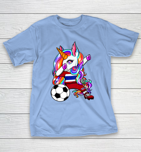 Dabbing Unicorn Thailand Soccer Fans Jersey Thai Football T-Shirt 23