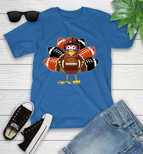 Chicago Bears Turkey Thanksgiving Day Youth T-Shirt 9