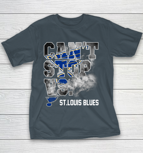NHL St.Louis Blues Hockey Can't Stop Vs Youth T-Shirt 5