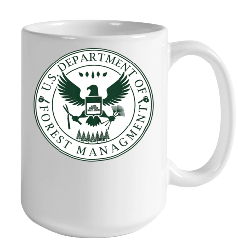 Make America Rake Again US Department Of Forest Managment Color Changing Mug 15oz 2