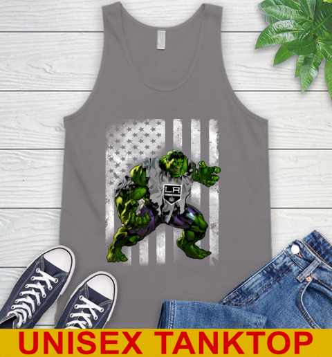 Los Angeles Kings Hulk Marvel Avengers NHL Hockey American Flag Tank Top 6