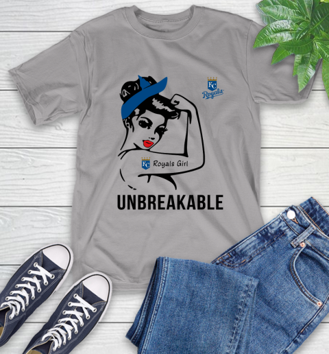MLB Kansas City Royals Girl Unbreakable Baseball Sports T-Shirt 4