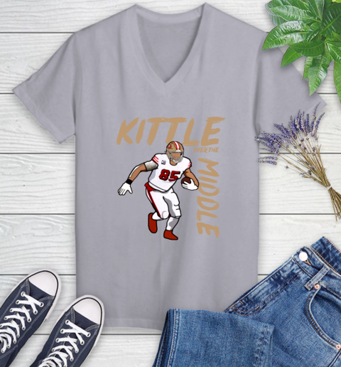 George Kittle Kittle Over the Middle San Francisco Shirt 80