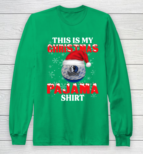 Dallas Mavericks This Is My Christmas Pajama Shirt NBA Long Sleeve T-Shirt 4