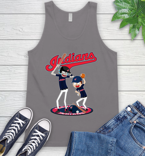 MLB Cleveland Indians Rick And Morty Baseball 76