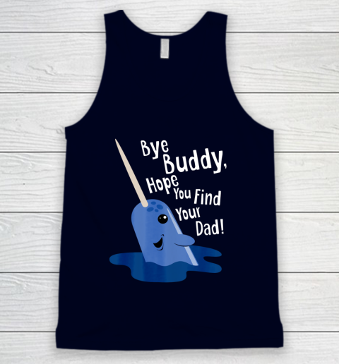 Bye Buddy Narwhal Elf Funny Christmas Holiday Gift Tank Top 2