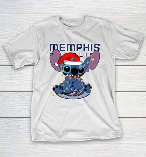 Memphis Grizzlies NBA noel stitch Basketball Christmas T-Shirt