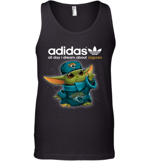 Baby Yoda Adidas All Day I Dream About Jacksonville Jaguars Tank Top