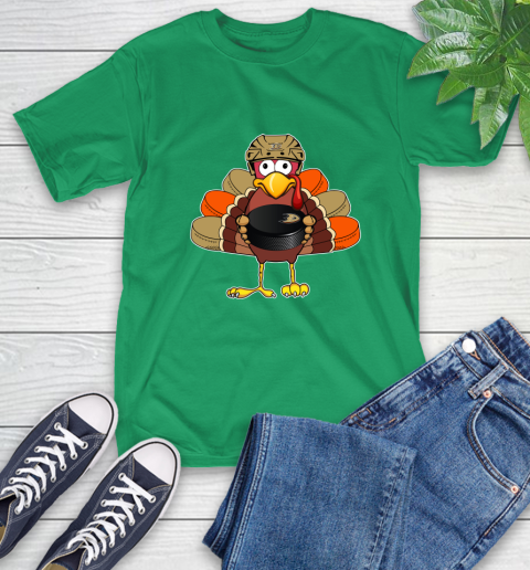 Anaheim Ducks Turkey Thanksgiving Day T-Shirt 7