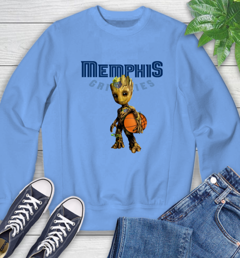 Memphis Grizzlies NBA Basketball Groot Marvel Guardians Of The Galaxy Sweatshirt 11