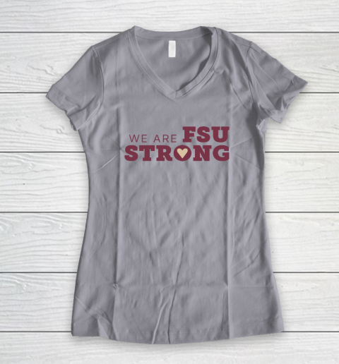We Are FSU Strong FSU Shooting Women's V-Neck T-Shirt 2