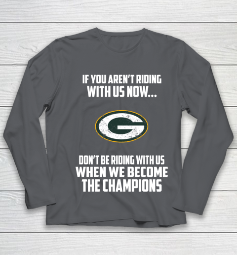 NFL Green Bay Packers Football We Become The Champions Youth Long Sleeve 6