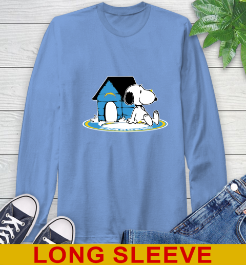 NFL Football Los Angeles Chargers Snoopy The Peanuts Movie Shirt Long Sleeve T-Shirt 11
