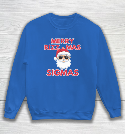 Merry Rizz Mas Sigmas Gen Alpha Middle School Christmas Sweatshirt 5