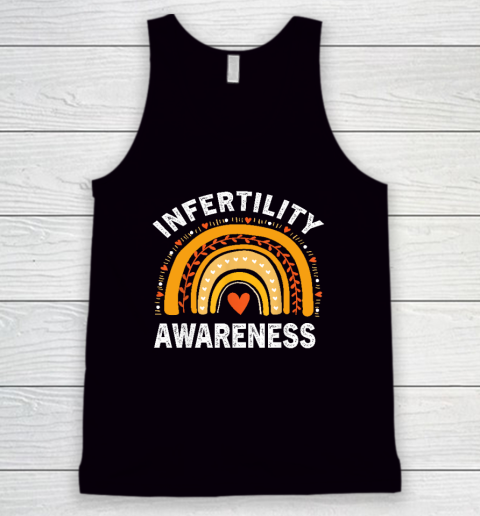 In April We Wear Orange Infertility Awareness Tank Top