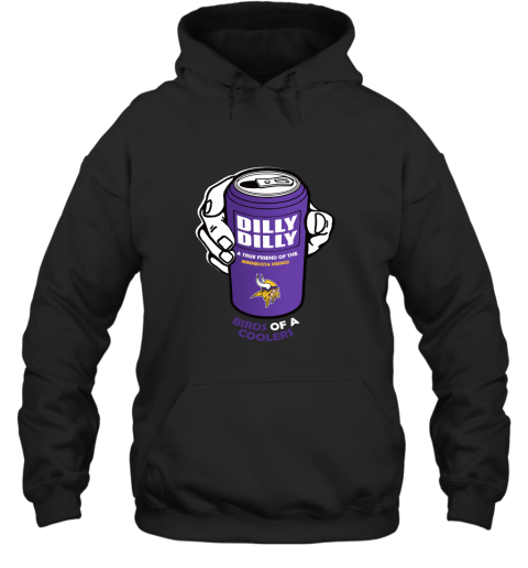 Bud Light Dilly Dilly! Minnesota Vikings Birds Of A Cooler Hoodie