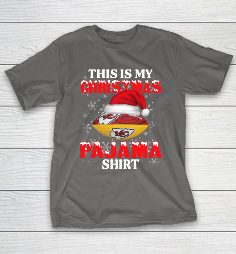Kansas City Chiefs This Is My Christmas Pajama Shirt NFL T-Shirt 8