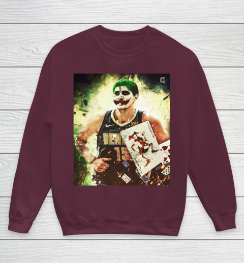 Nikola Jokic MVP Denver Joker Youth Sweatshirt 4