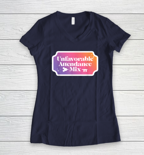 Unfavorable Attendance Mix Women's V-Neck T-Shirt - Image 8