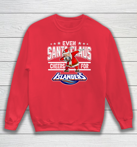 New York Islanders Even Santa Claus Cheers For Christmas NHL Sweatshirt 7