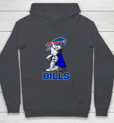 NFL Football My Cat Loves Buffalo Bills Youth Hoodie 5
