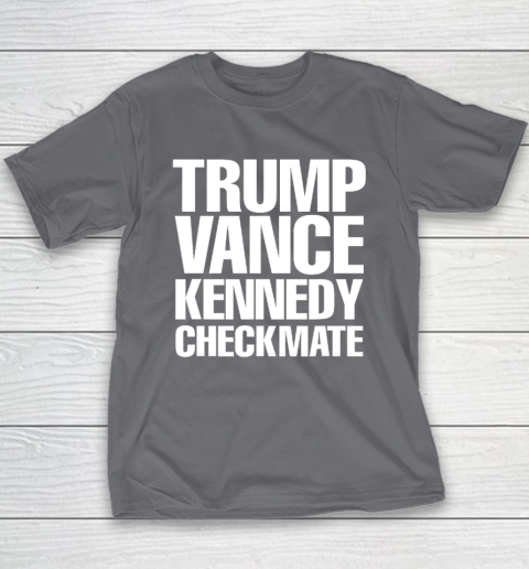 Trump Vance Kennedy Checkmate 2024 Election Republican Conserve The Win Youth T-Shirt 5