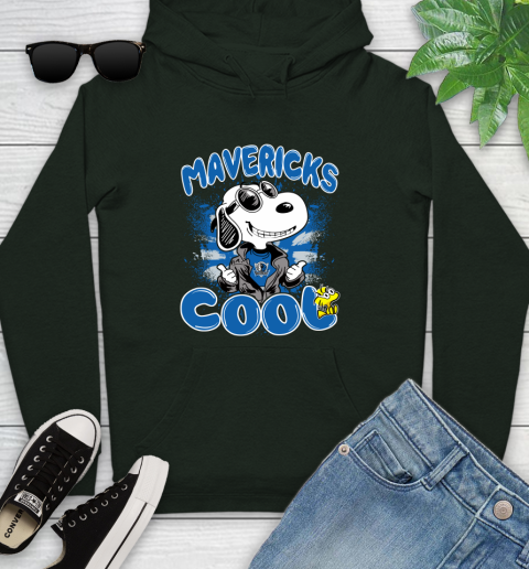 NBA Basketball Dallas Mavericks Cool Snoopy Shirt Youth Hoodie 12