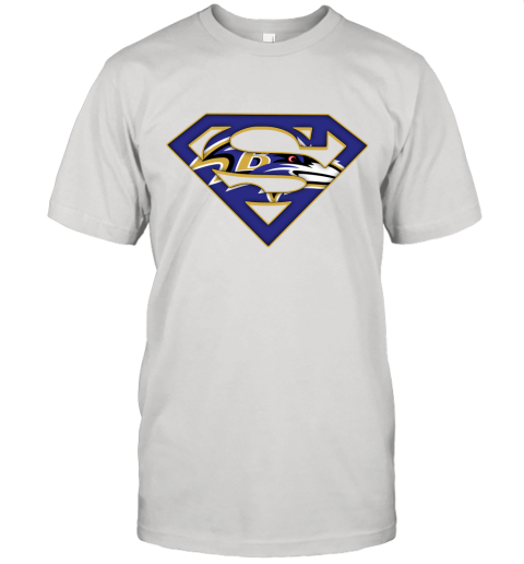 We Are Undefeatable The Baltimore Ravens x Superman NFL Unisex Jersey Tee