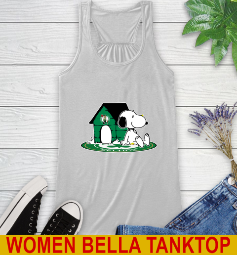 NBA Basketball Boston Celtics Snoopy The Peanuts Movie Shirt Racerback Tank