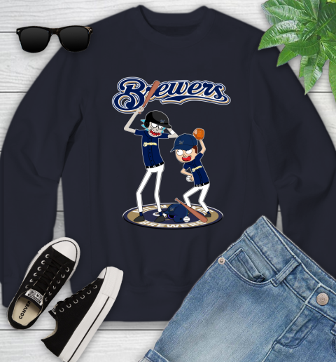 MLB Milwaukee Brewers Rick And Morty Baseball 117