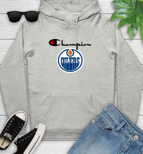 NHL Hockey Edmonton Oilers Champion Shirt Youth Hoodie