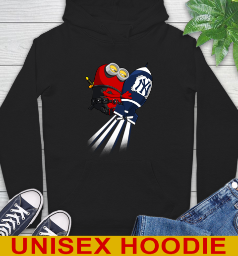 MLB Baseball New York Yankees Deadpool Minion Marvel Shirt Hoodie