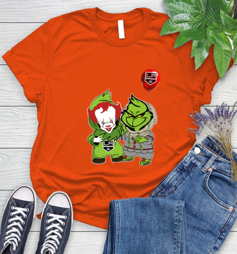 Los Angeles Kings Baby Pennywise Grinch Christmas Nhl Hockey T