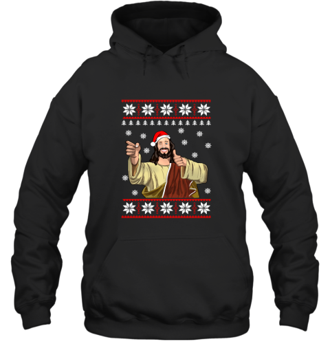 Jesus Smile Ugly Christmas Hoodie