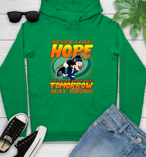 Tampa Bay Lightning NHL Hockey ootball Mickey Disney Never Lose Hope Youth Hoodie 9