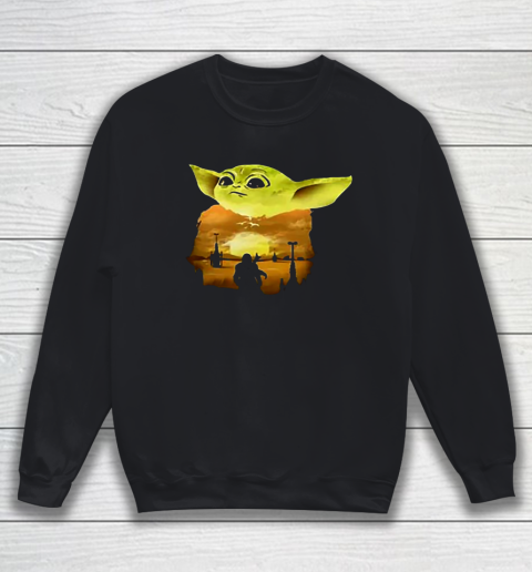 Star Wars Darth Vader And Baby Yoda Sweatshirt