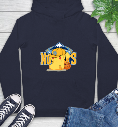 NBA Pikachu Basketball Sports Denver Nuggets Hoodie 4