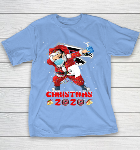 Atlanta Falcons Funny Santa Claus Dabbing Christmas 2020 NFL Youth T-Shirt 8