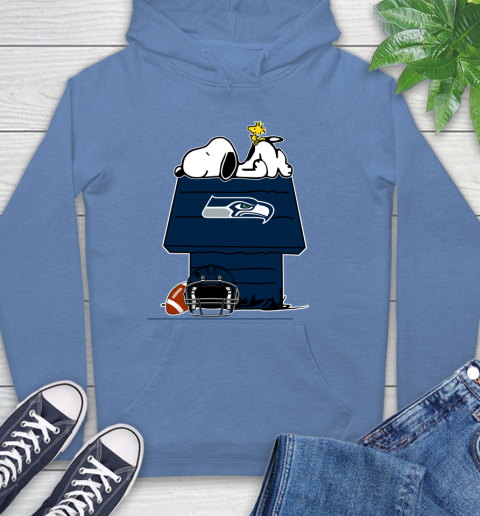 Seattle Seahawks NFL Football Snoopy Woodstock The Peanuts Movie Hoodie 11
