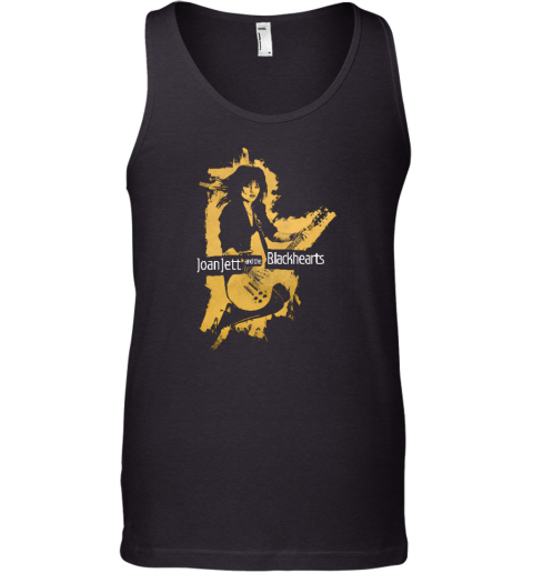 Yellow Silhouette Joan Jett And The Blackhearts Tank Top