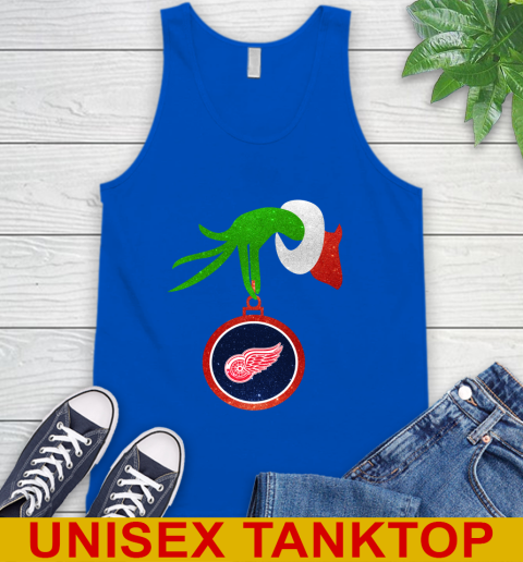 Detroit Red Wings Grinch Merry Christmas NHL Hockey Tank Top 5