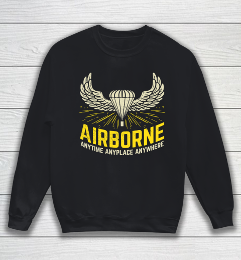 Veteran Shirt US American Airborne Paratrooper Parachutist Sweatshirt