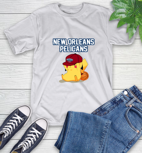 NBA Pikachu Basketball Sports New Orleans Pelicans T-Shirt 12