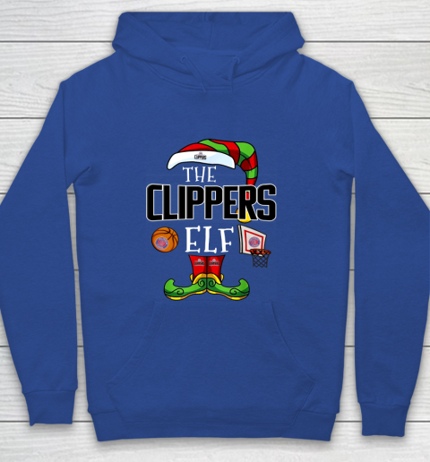 LA Clippers Christmas ELF Funny NBA Youth Hoodie 6