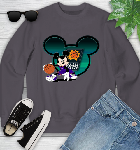 NBA Phoenix Suns Mickey Mouse Disney Basketball Youth Sweatshirt 6