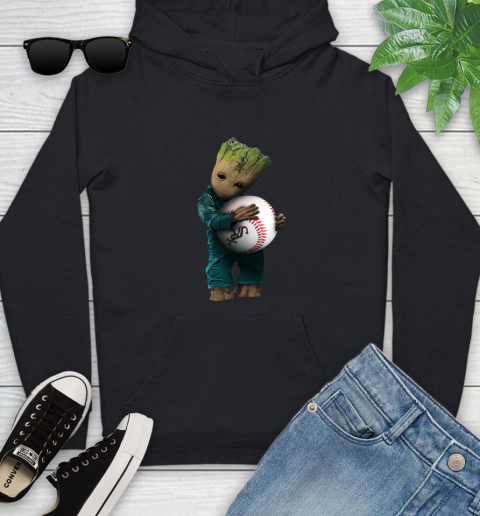 MLB Groot Guardians Of The Galaxy Baseball Sports Chicago White Sox Youth Hoodie 2