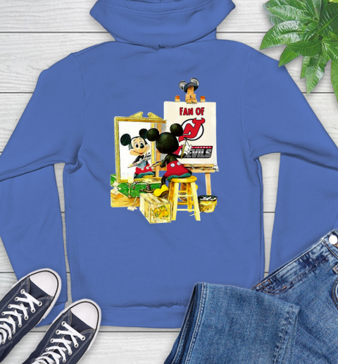 NHL Hockey New Jersey Devils Mickey Drawing Shirt 22