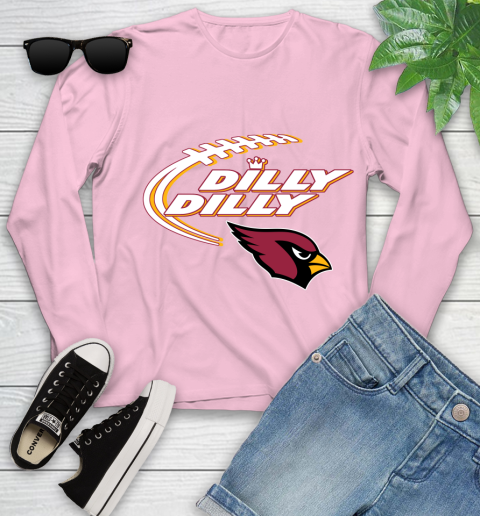NFL Arizona Cardinals Dilly Dilly Football Sports Youth Long Sleeve 10